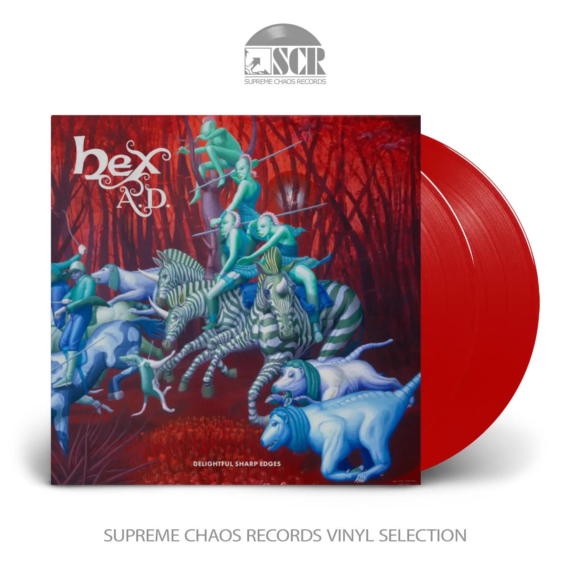 HEX A.D. · Delightful Sharp Edges | RED 2LP (Progressive Metal Vinyl)