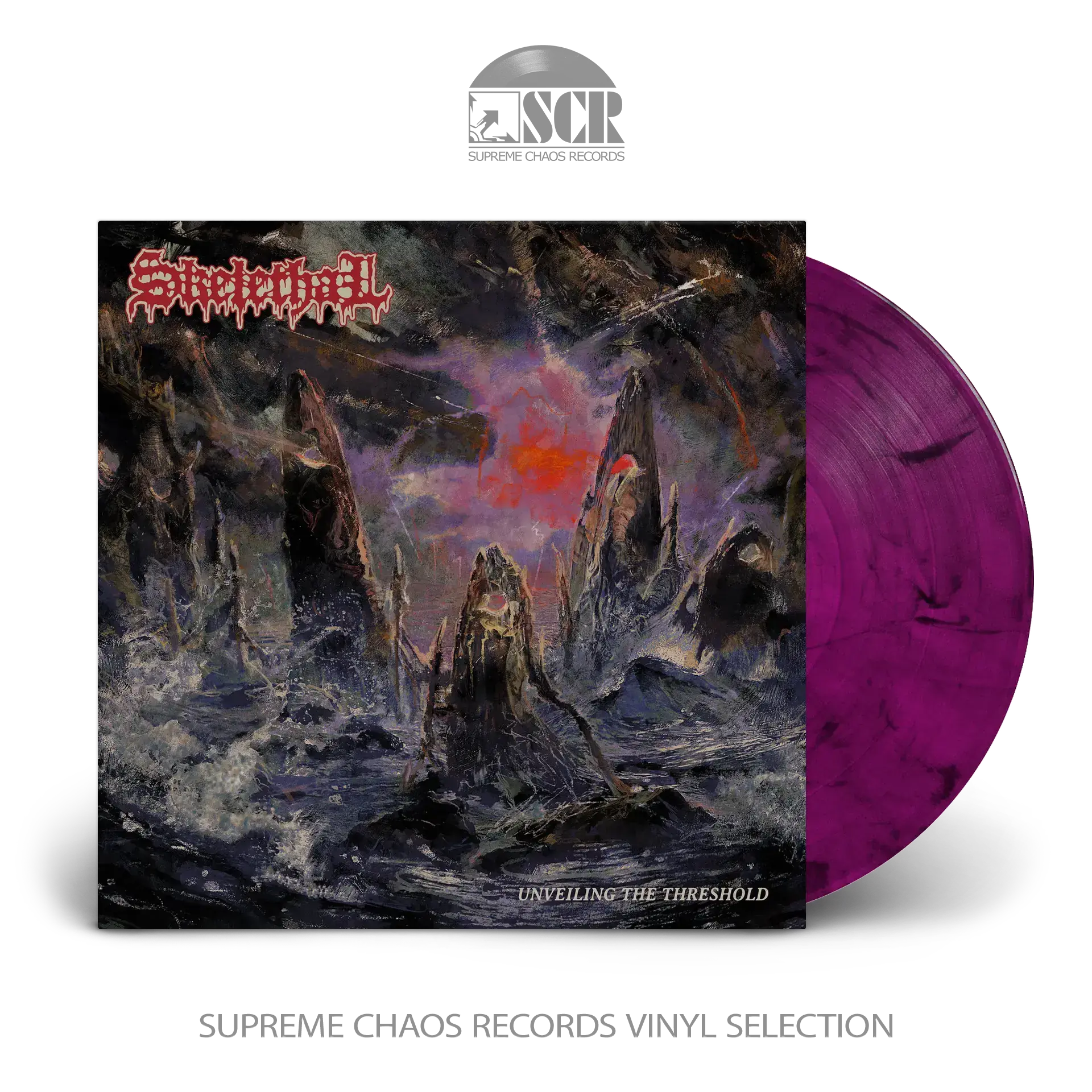 SKELETHAL - Unveiling The Threshold · PURPLE CLOUDY LP (Death Metal Vinyl)
