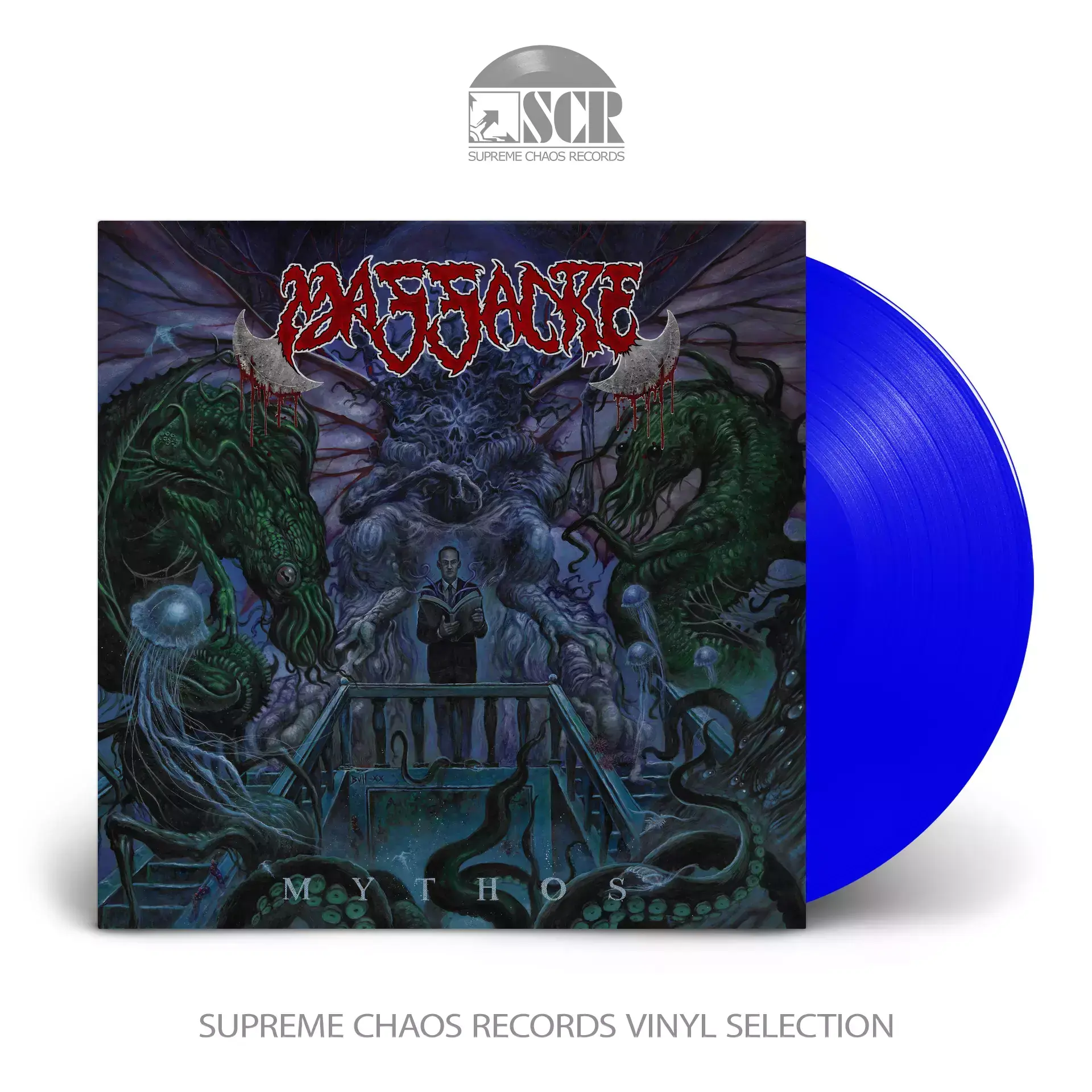 MASSACRE - Mythos · BLUE 10" MLP (Death Metal Vinyl)