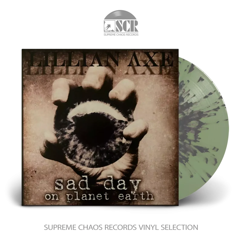 Lillian Axe · Sad Day On Planet Earth | Clear GREEN/GREY Splatter 2LP