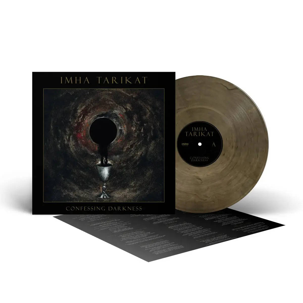 IMHA TARIKAT · Confessing Darkness | CLEAR/BLACK LP (Black Metal Vinyl) · Bild 2