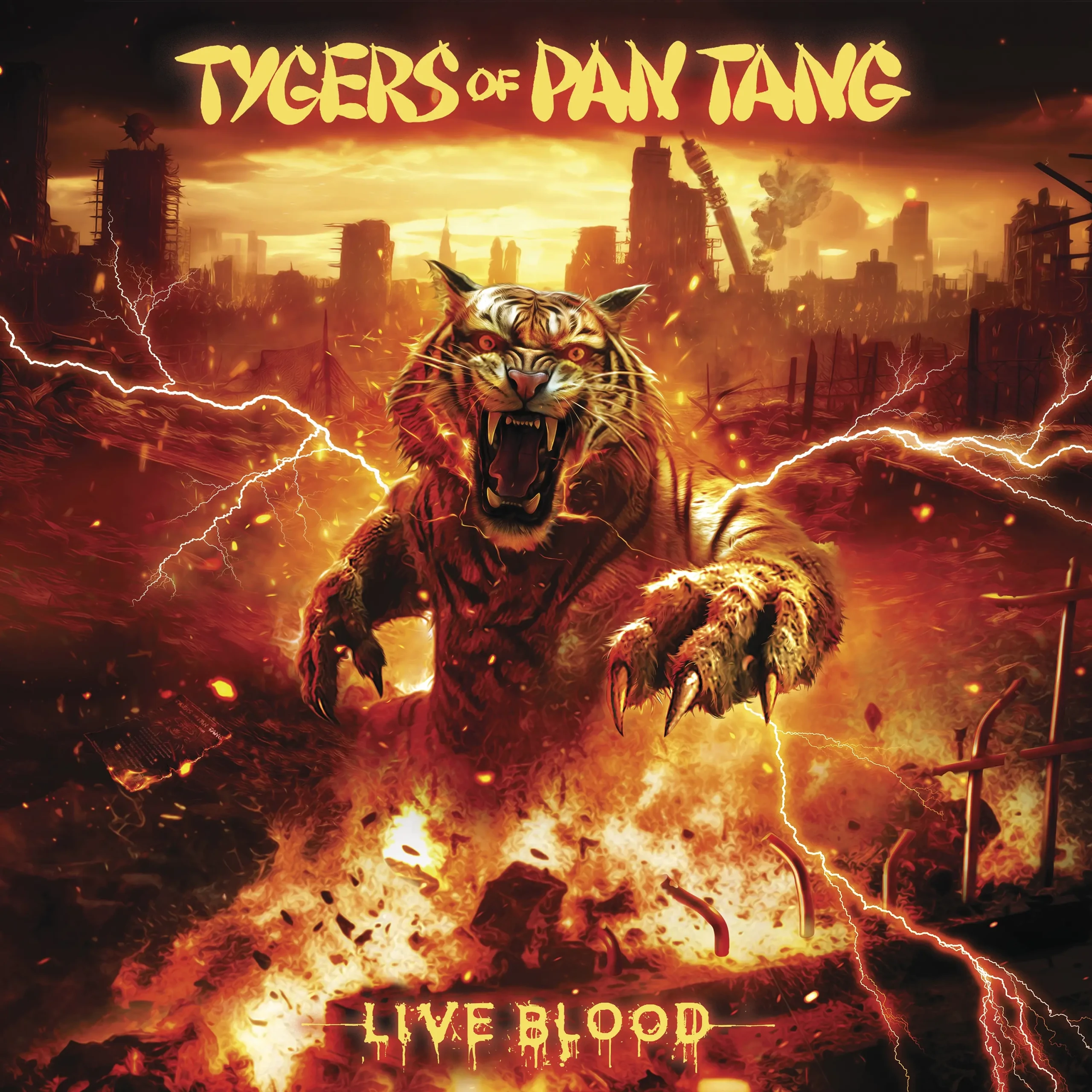 TYGERS OF PAN TANG - Live Blood · CD (Heavy Metal CDs)