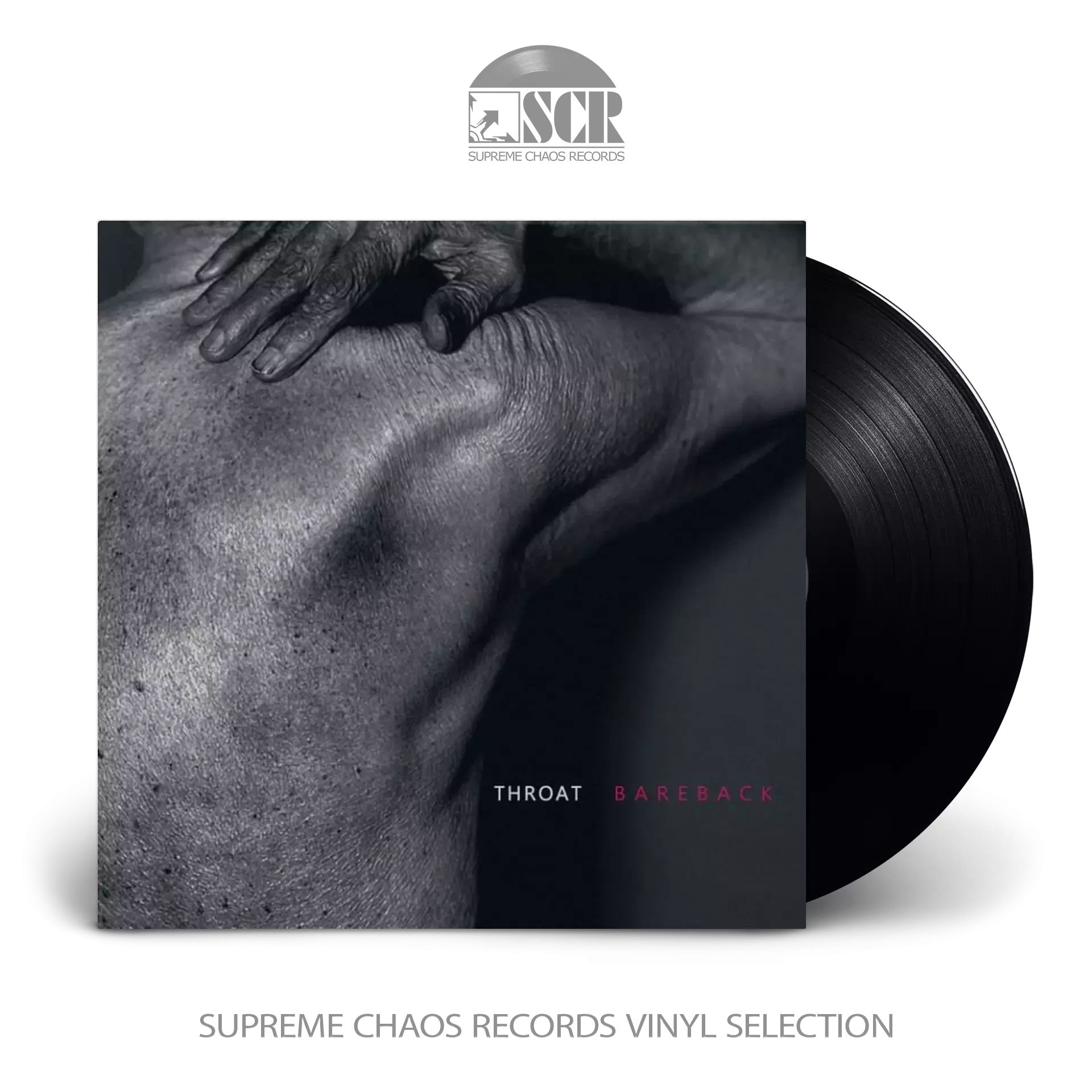THROAT · Bareback | BLACK LP (Progressive Rock Vinyl)
