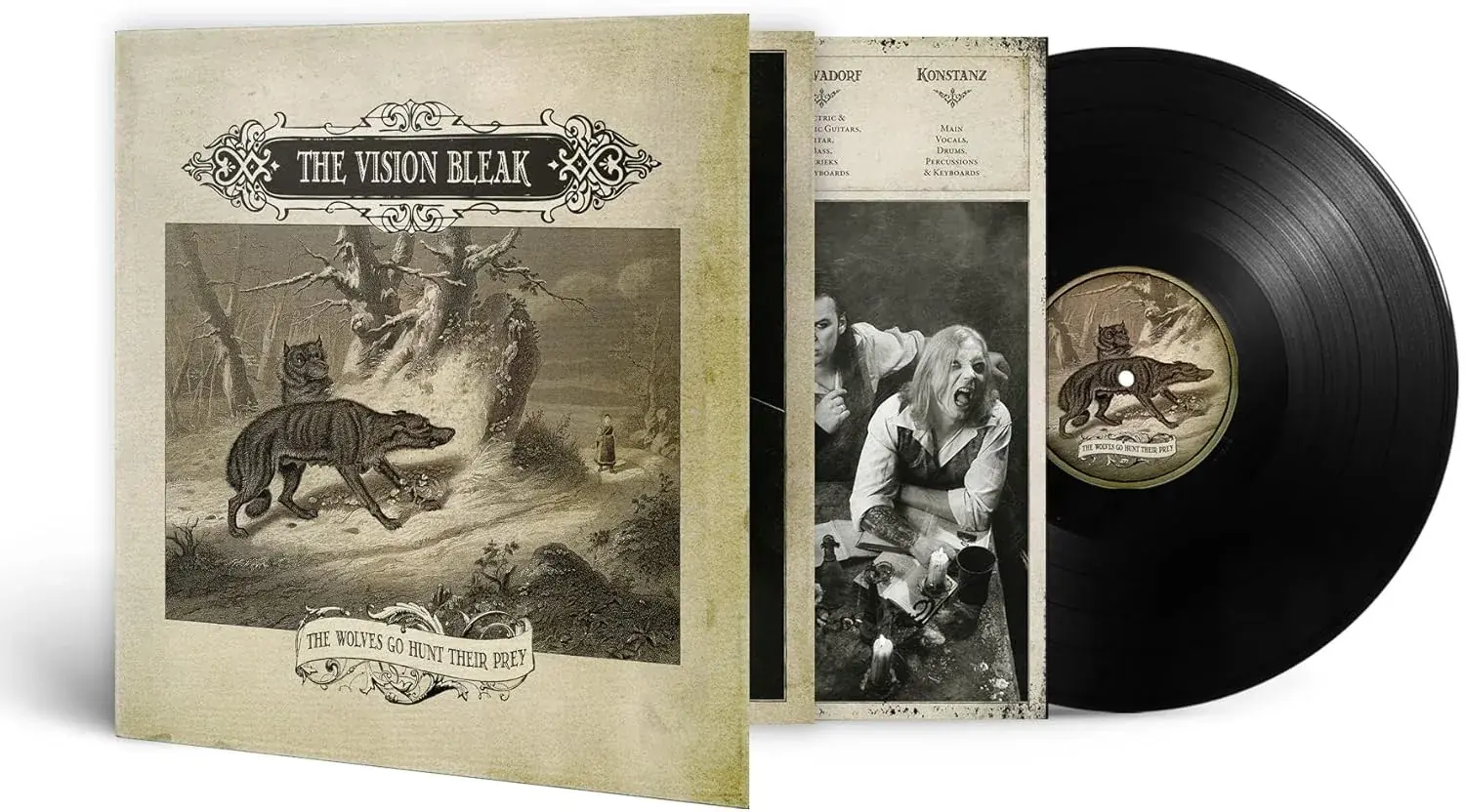 THE VISION BLEAK · The Wolves Go Hunt Their Prey | BLACK LP (Gothic Metal/Heavy Metal/Horror Metal Vinyl) · Bild 2