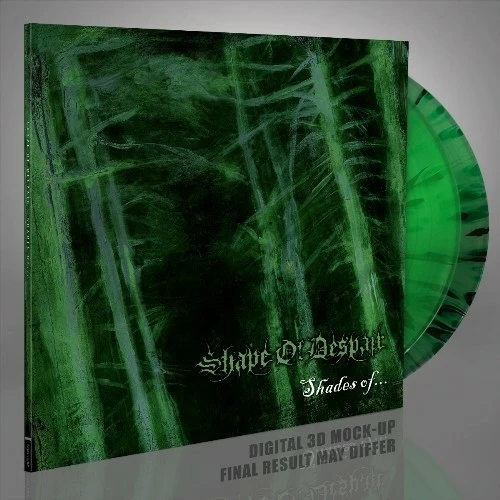 SHAPE OF DESPAIR · Shades Of... | TRANSPARENT GREEN/BLACK SPLATTER 2LP (Funeral Doom Metal Vinyl)