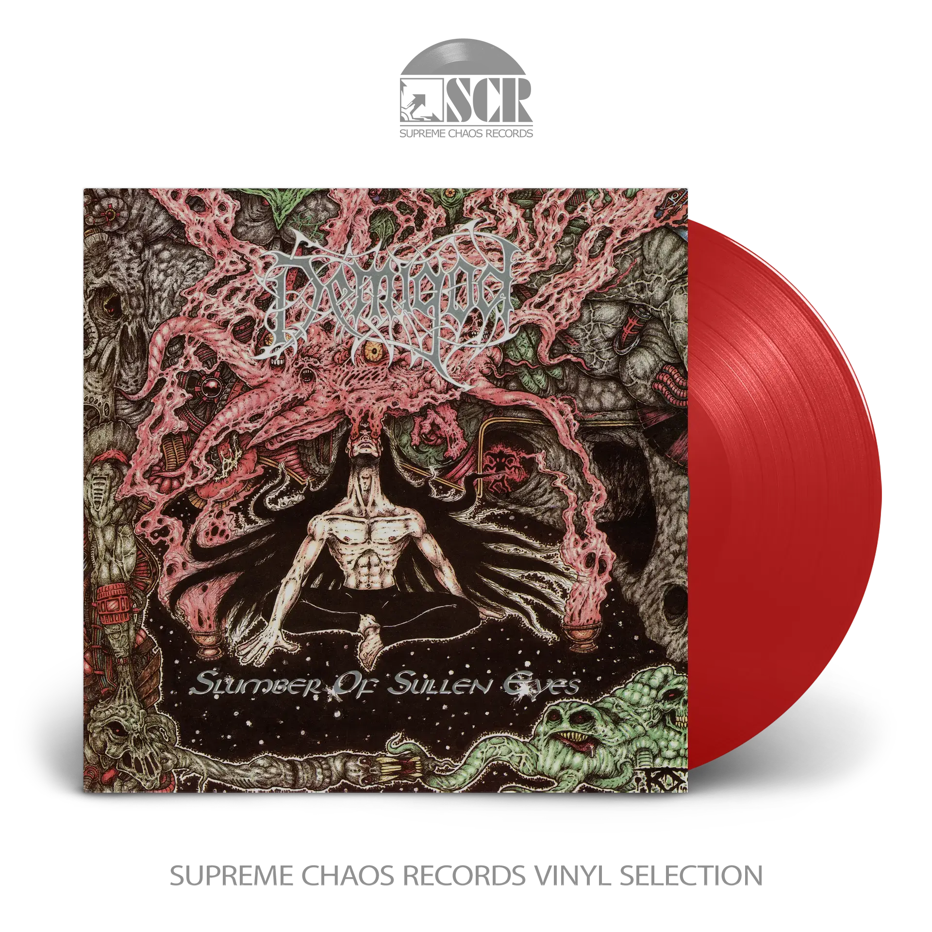 DEMIGOD · Slumber of Sullen Eyes | TRANSPARENT RED LP (Death Metal Vinyl)