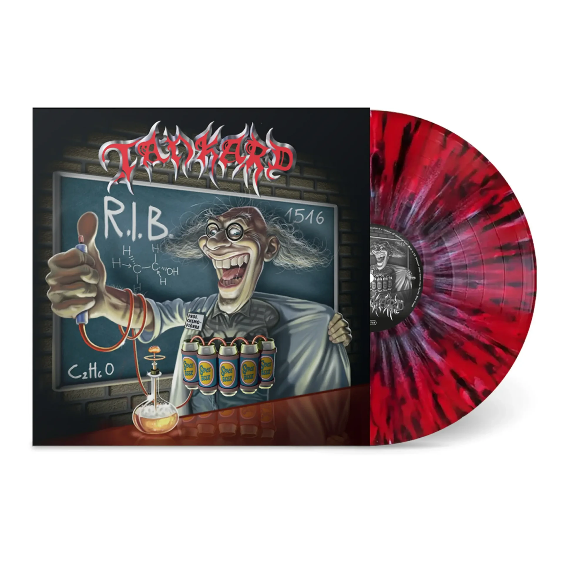 TANKARD · R.I.B. | RED/WHITE/BLACK SPLATTER DLP (Thrash Metal Vinyl)