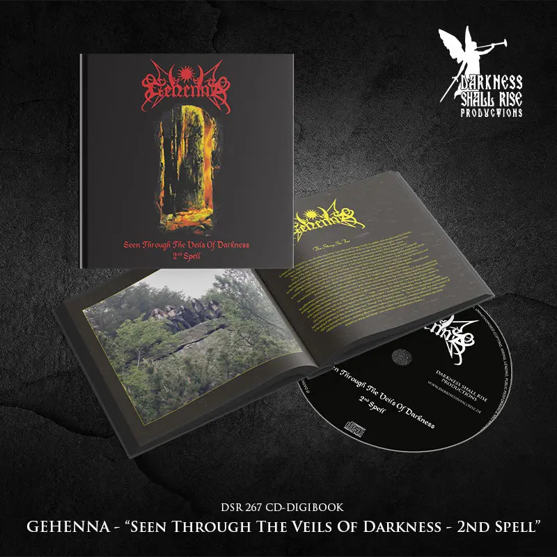 GEHENNA · Seen Through The Veils Of Darkness | DIGIBOOK CD (Black Metal CDs) · Bild 2