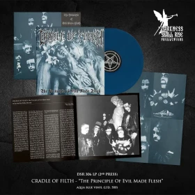 CRADLE OF FILTH · The Principle of Evil Made Flesh | AQUA BLUE LP (Black Metal/Gothic Metal Vinyl) · Bild 3