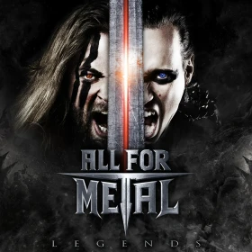 ALL FOR METAL · Legends | SILVER BLACK MARBLED LP (Heavy Metal Vinyl) · Bild 1