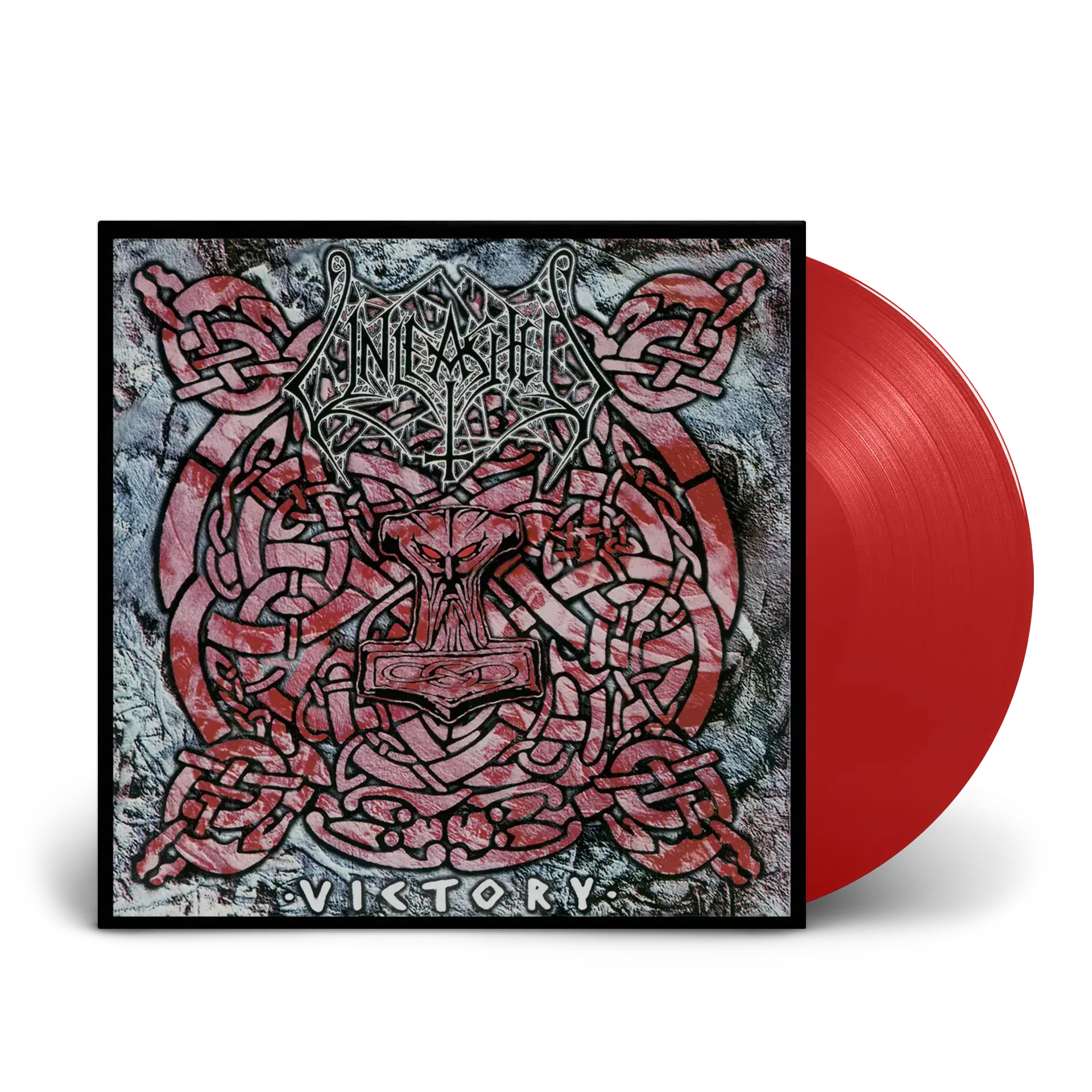 UNLEASHED - Victory · TRANSPARENT RED (Death Metal Vinyl)