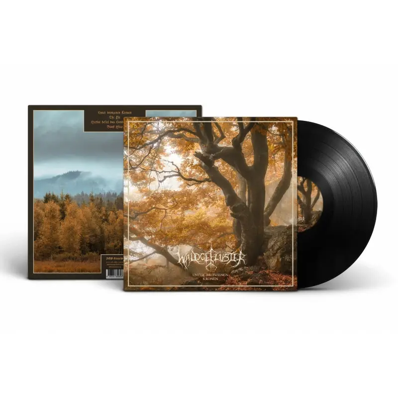 WALDGEFLÜSTER · Unter Bronzenen Kronen | BLACK LP (Pagan Metal Vinyl)