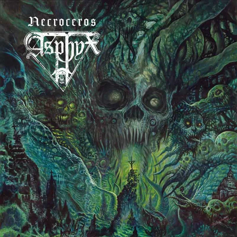 ASPHYX · Necroceros (Pop-Up) | GREEN LP (Death Metal Vinyl) · Bild 1