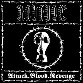 REVENGE · Attack.Blood.Revenge | WHITE/BLACK LP (Black Metal Vinyl) · Bild 1