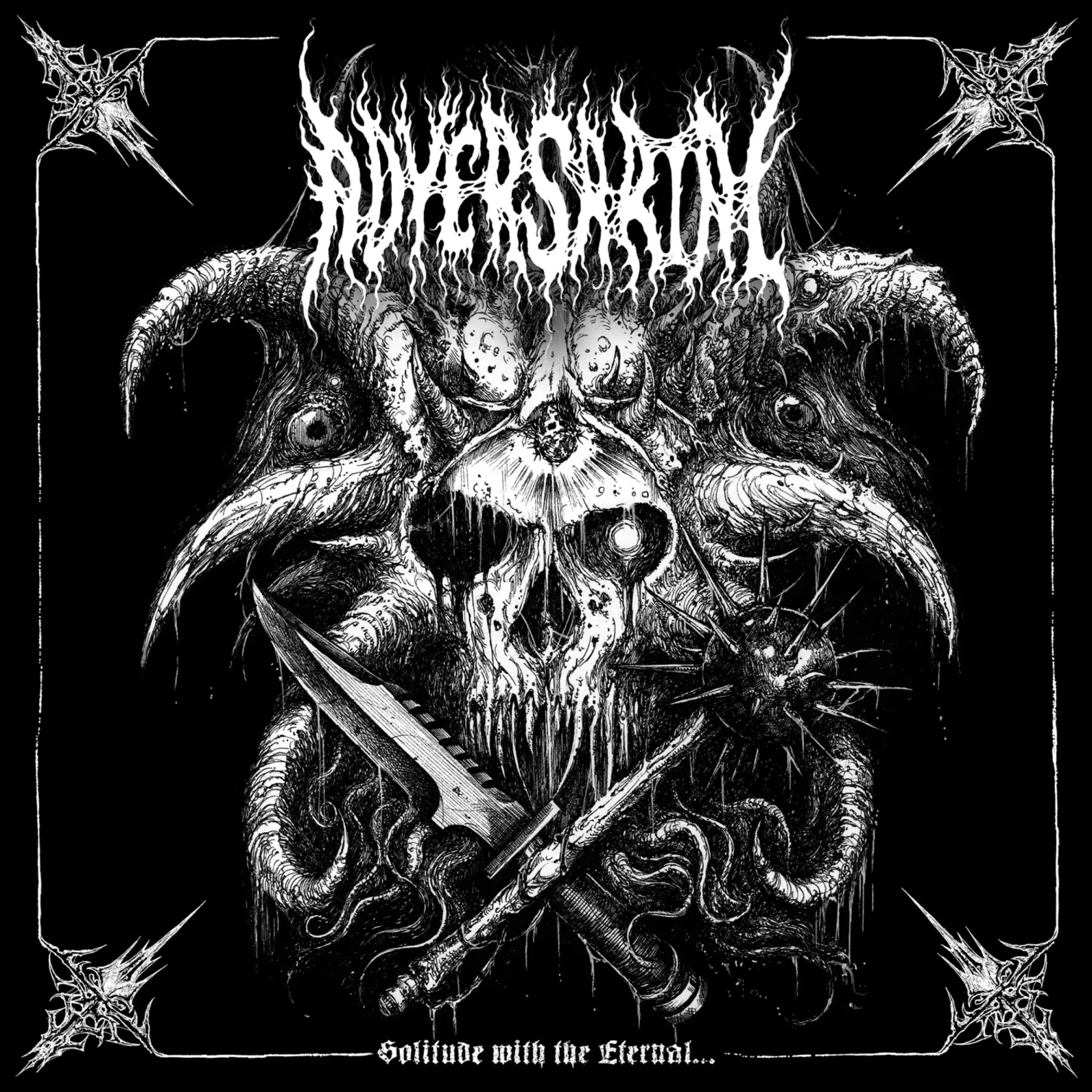 ADVERSARIAL - Solitude With The Eternal · BLACK LP · Bild 1 ADVERSARIAL - Solitude With The Eternal · BLACK LP (Death Metal Vinyl) · Bild 1