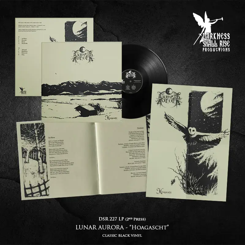 LUNAR AURORA · Hoagascht | BLACK LP (Black Metal Vinyl) · Bild 2