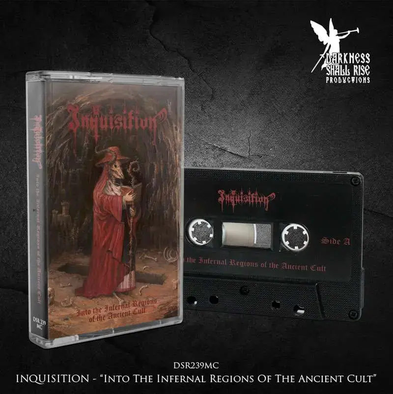 INQUISITION · Into The Infernal Regions Of The Ancient Cult (DSR) | BLACK TAPE (Black Metal Tapes)