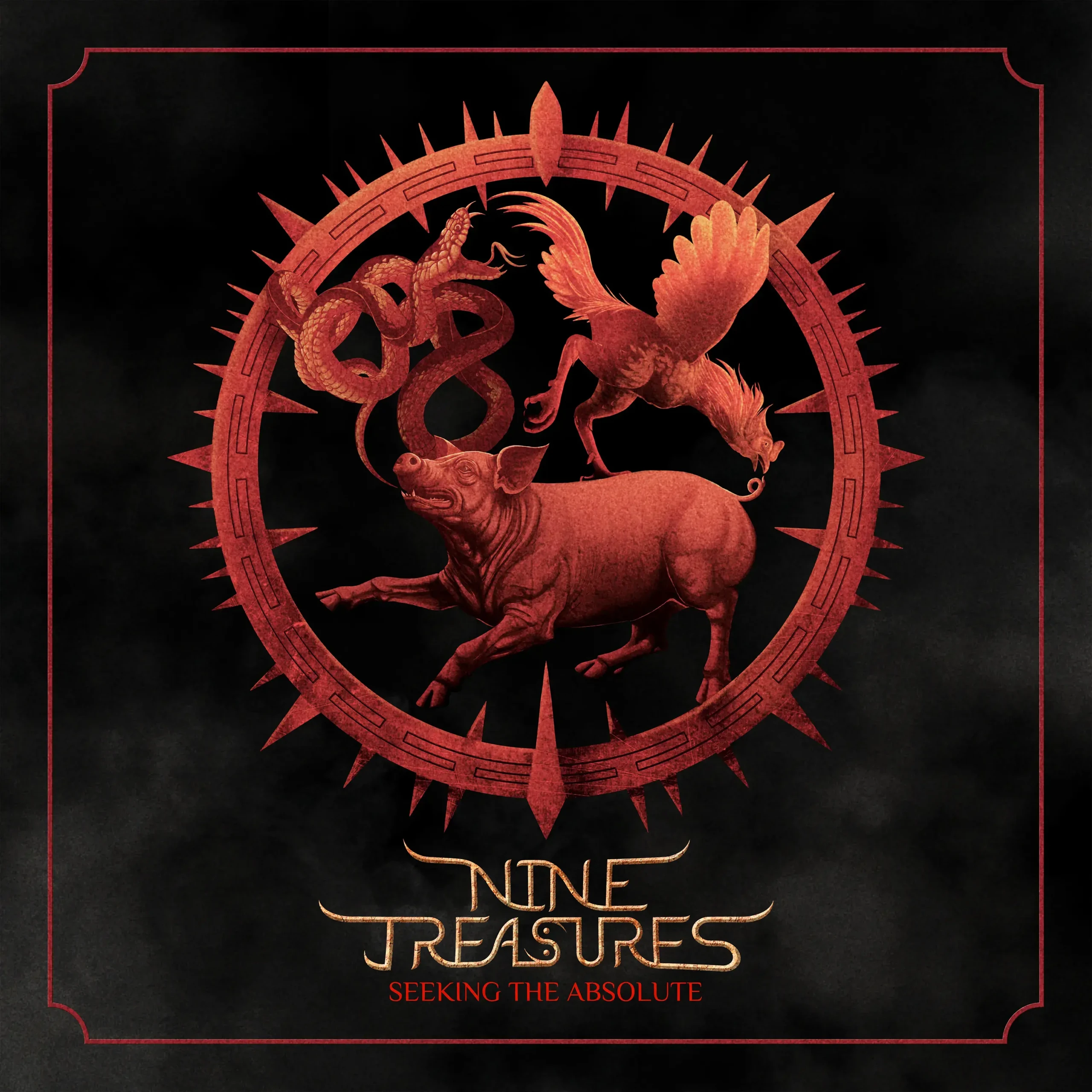 NINE TREASURES - Seeking The Absolute · BLACK LP (Heavy Metal Vinyl) · Bild 1