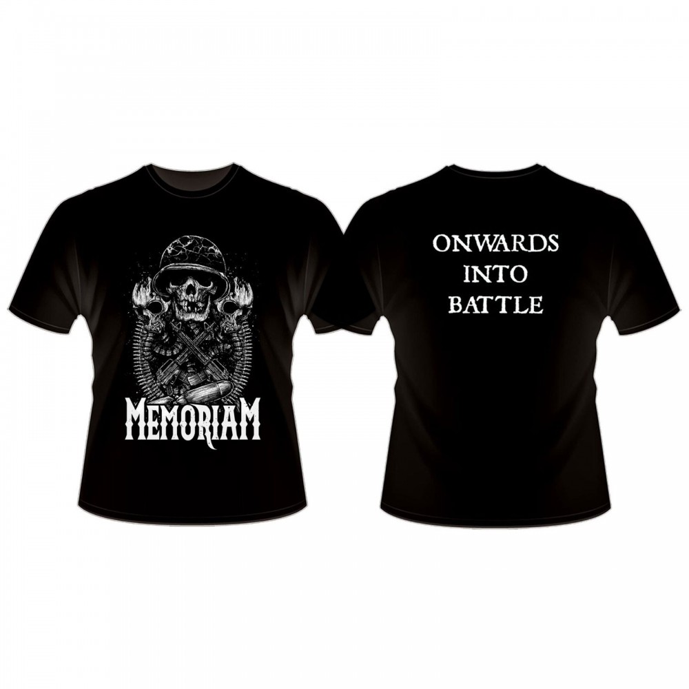 MEMORIAM · Onwards Into Battle | T-SHIRT (Death Metal Clothes)