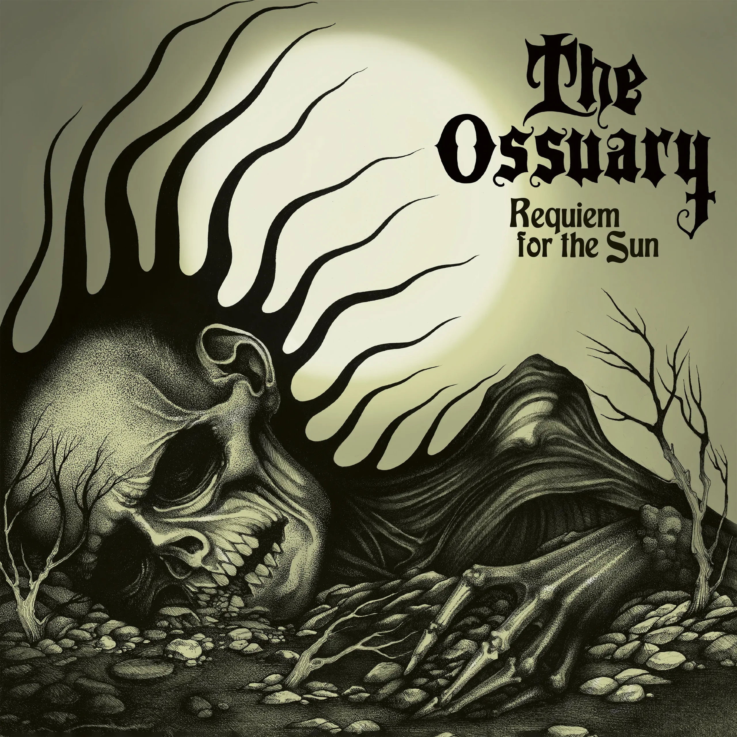THE OSSUARY - Requiem For The Sun · SPLATTER LP (Doom Metal/Doom Rock/Occult Rock Vinyl) · Bild 1
