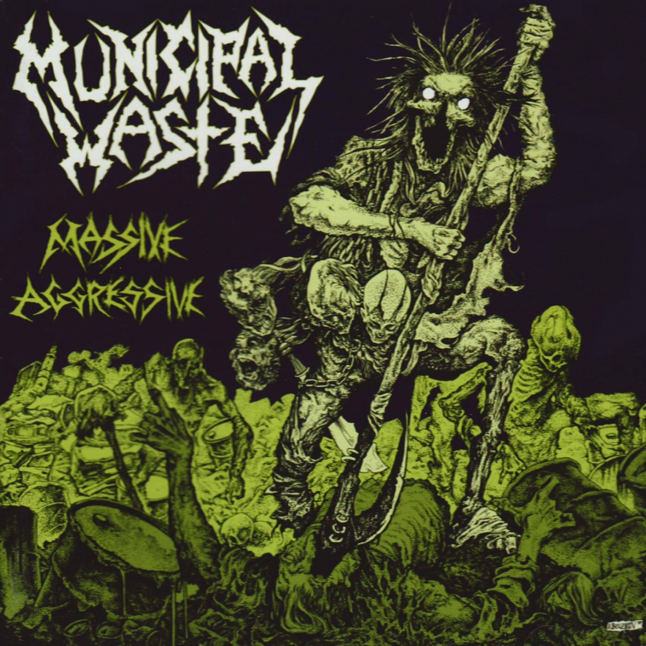 MUNICIPAL WASTE - Massive Aggressive · PICTURE PICDISC (Thrash Metal Vinyl)