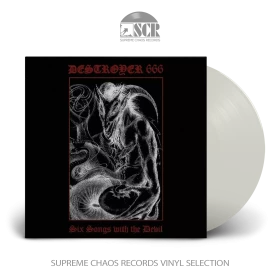 DESTRÖYER 666 · Six Songs with the Devil | GLASS TRANSPARENT LP (Black Metal Vinyl)