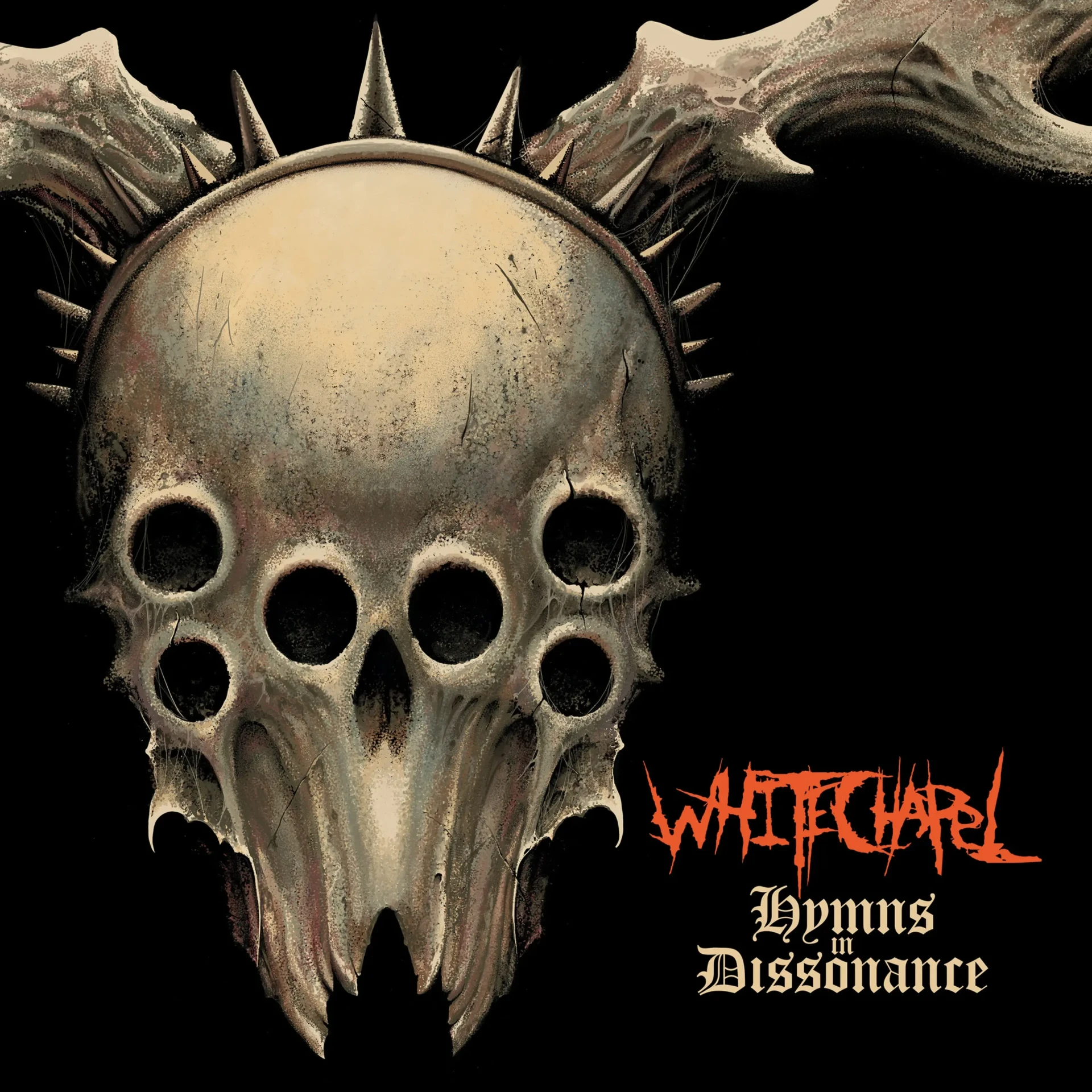 WHITECHAPEL · Hymns in Dissonance | NEON ORANGE BLACK DUST LP (Deathcore Vinyl) · Bild 2