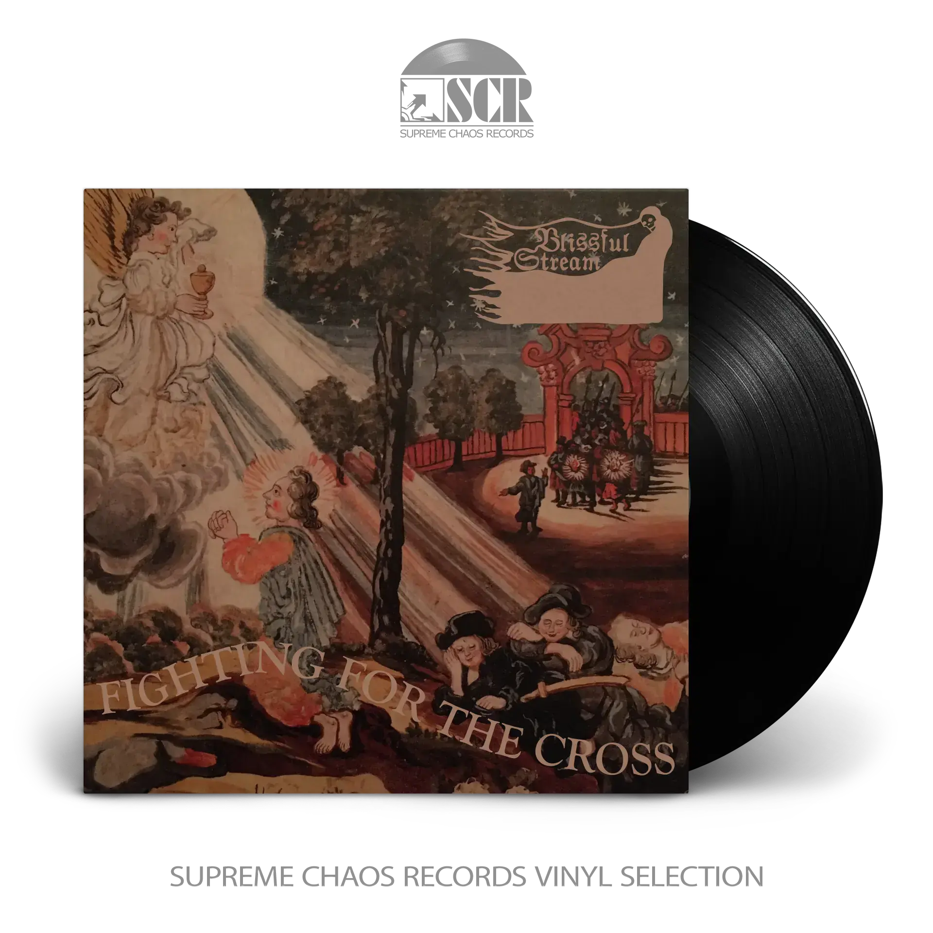 BLISSFUL STREAM · Fighting For The Cross | BLACK LP (Rock/Doom Metal Vinyl)