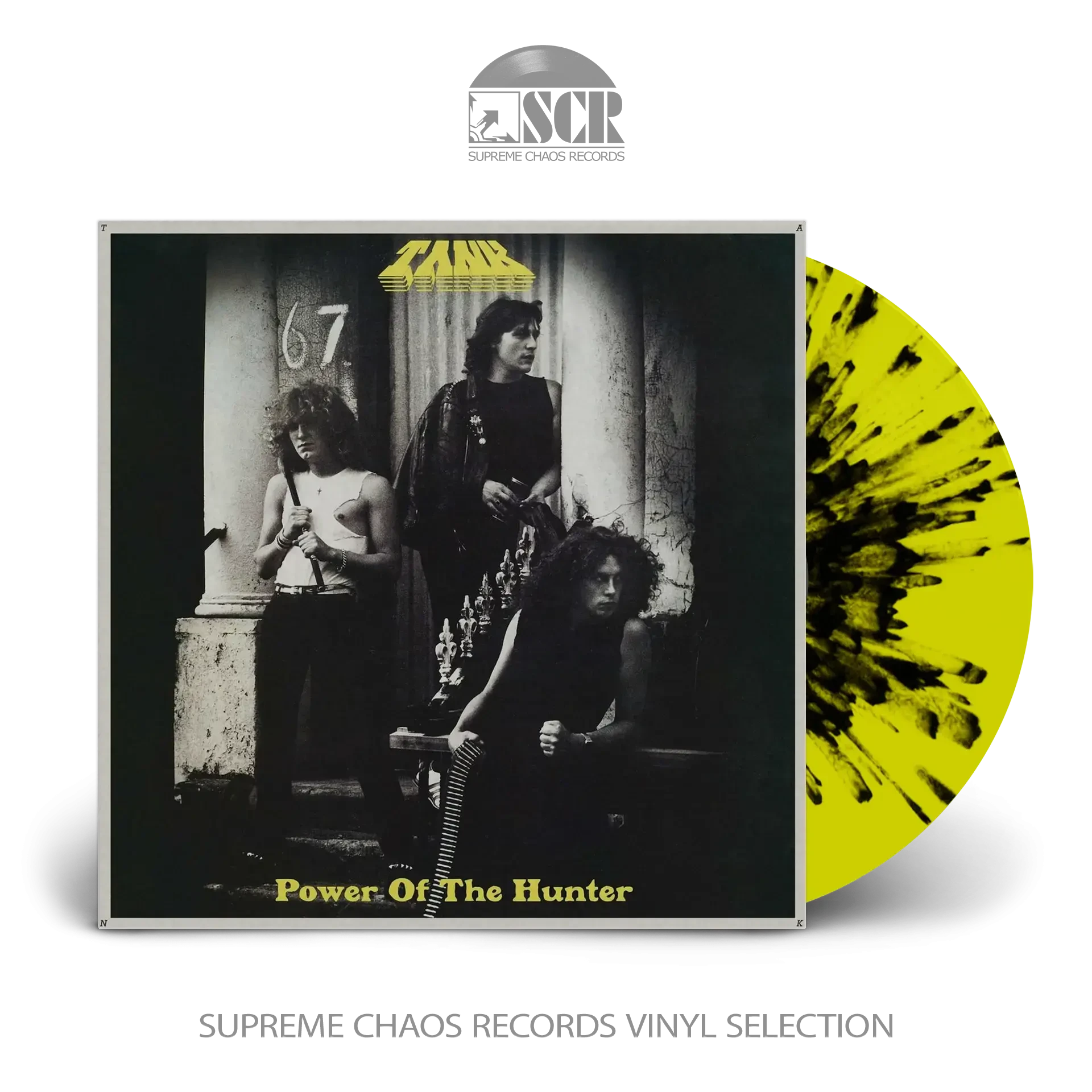 TANK - Power Of The Hunter [SPLATTER LP] (Thrash Metal Vinyl)