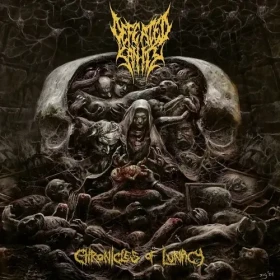 DEFEATED SANITY · Chronicles of Lunacy | TRANSPARENT CLEAR/BLACK SPLATTER LP (Death Metal/Grindcore Vinyl) · Bild 1