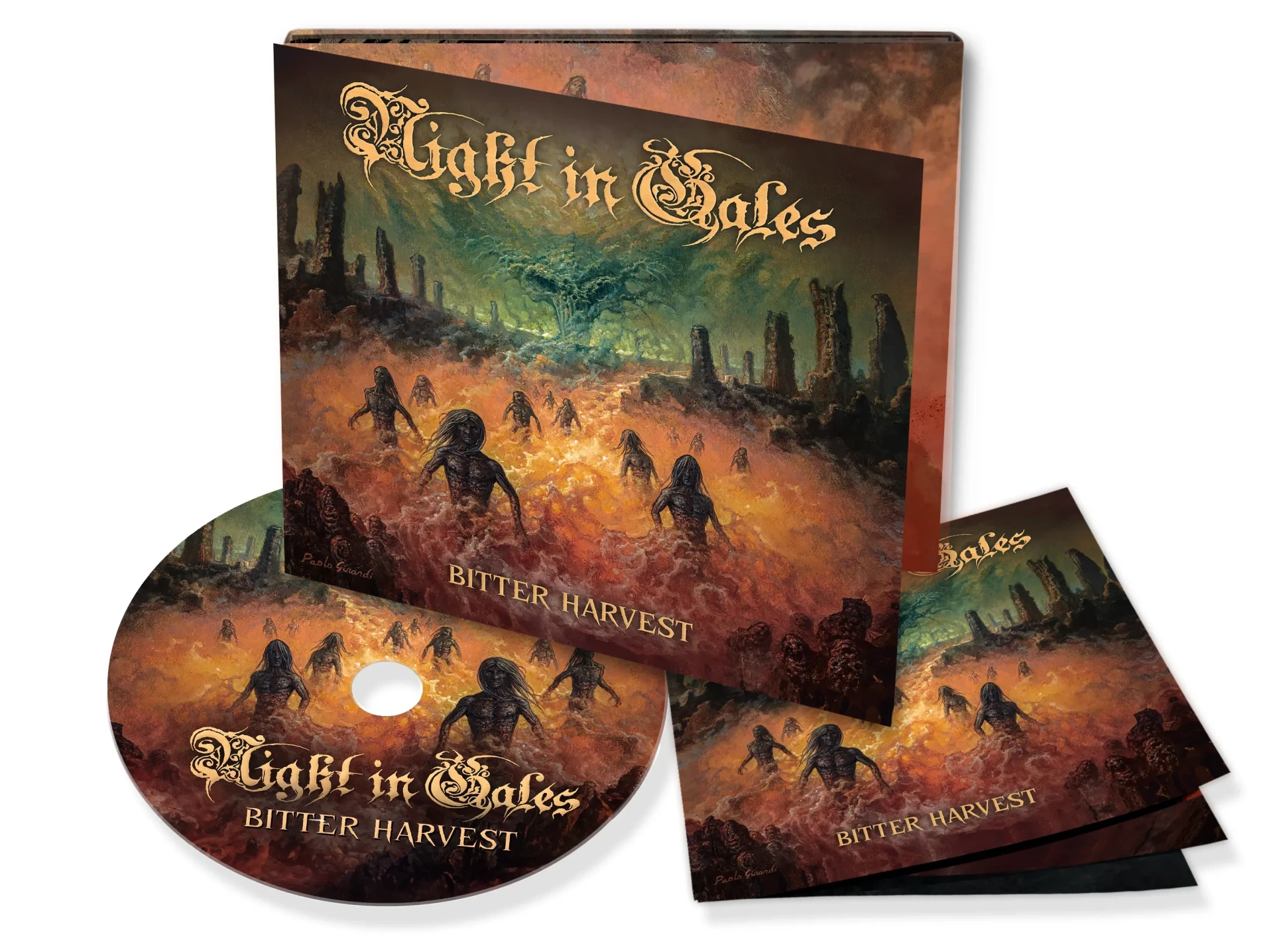 NIGHT IN GALES · Bitter Harvest | DIGIPAK CD (Death Metal CDs) · Bild 2