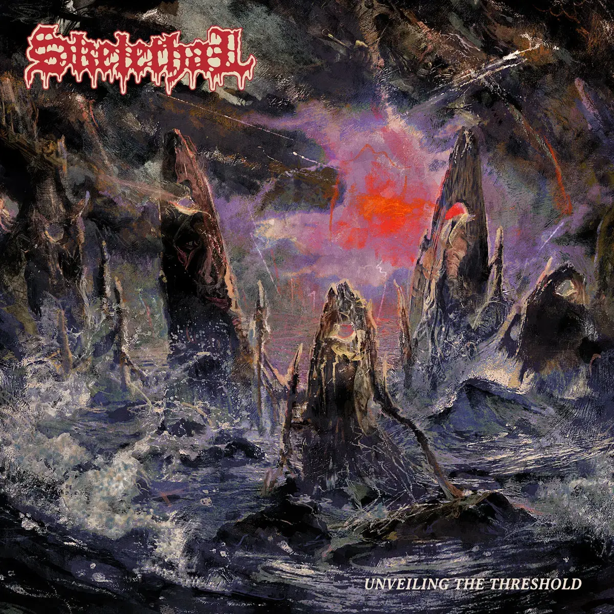 SKELETHAL · Unveiling The Threshold | PURPLE CLOUDY LP (Death Metal Vinyl) · Bild 1