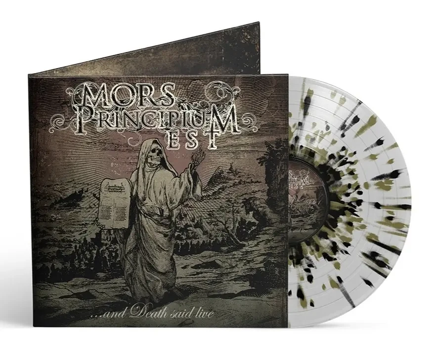 MORS PRINCIPIUM EST · And Death Said Live | CLEAR/BLACK/OLIVE SPLATTER LP (Melodic Death Metal Vinyl) · Bild 2