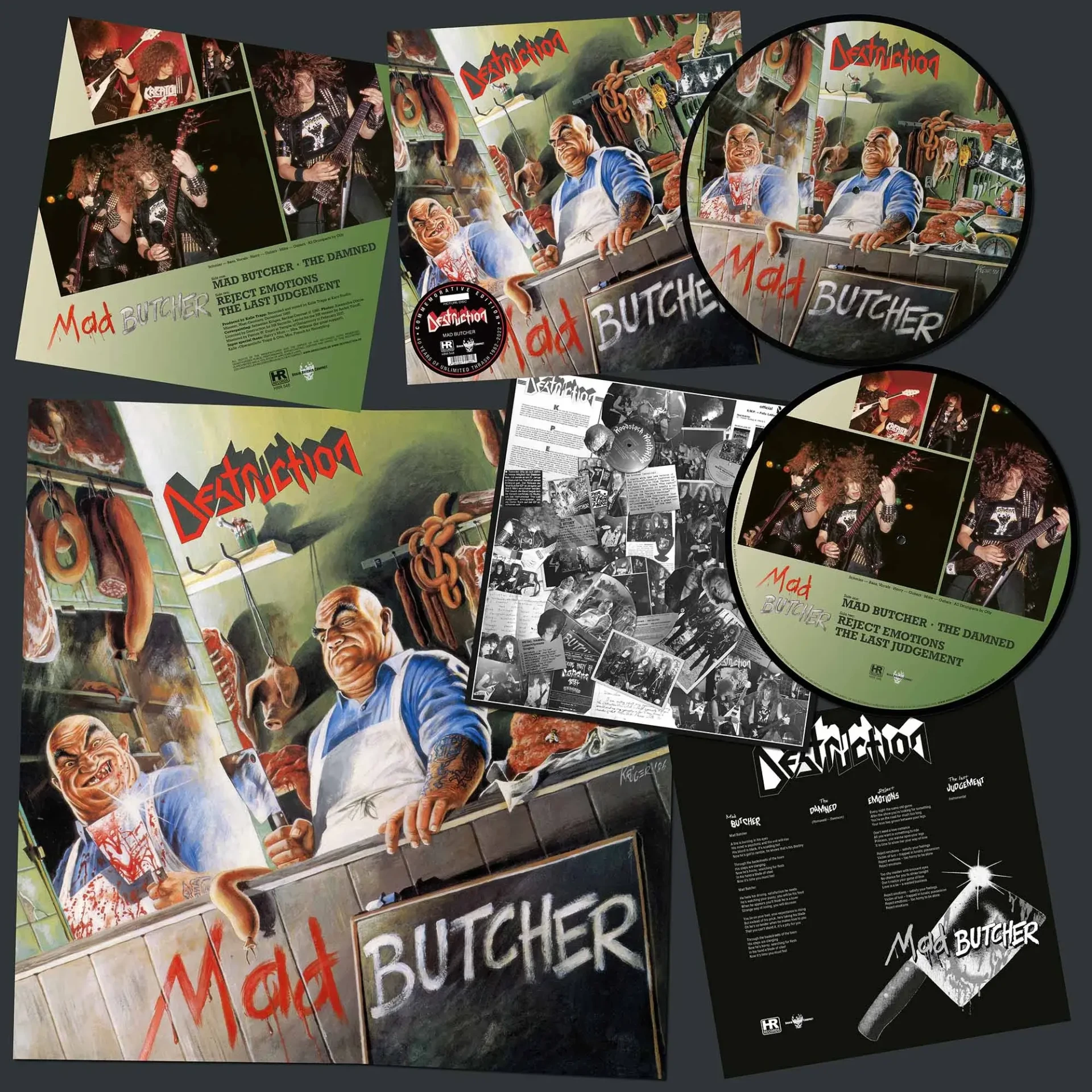 DESTRUCTION · Mad Butcher | PICTURE LP (Thrash Metal Vinyl) · Bild 2
