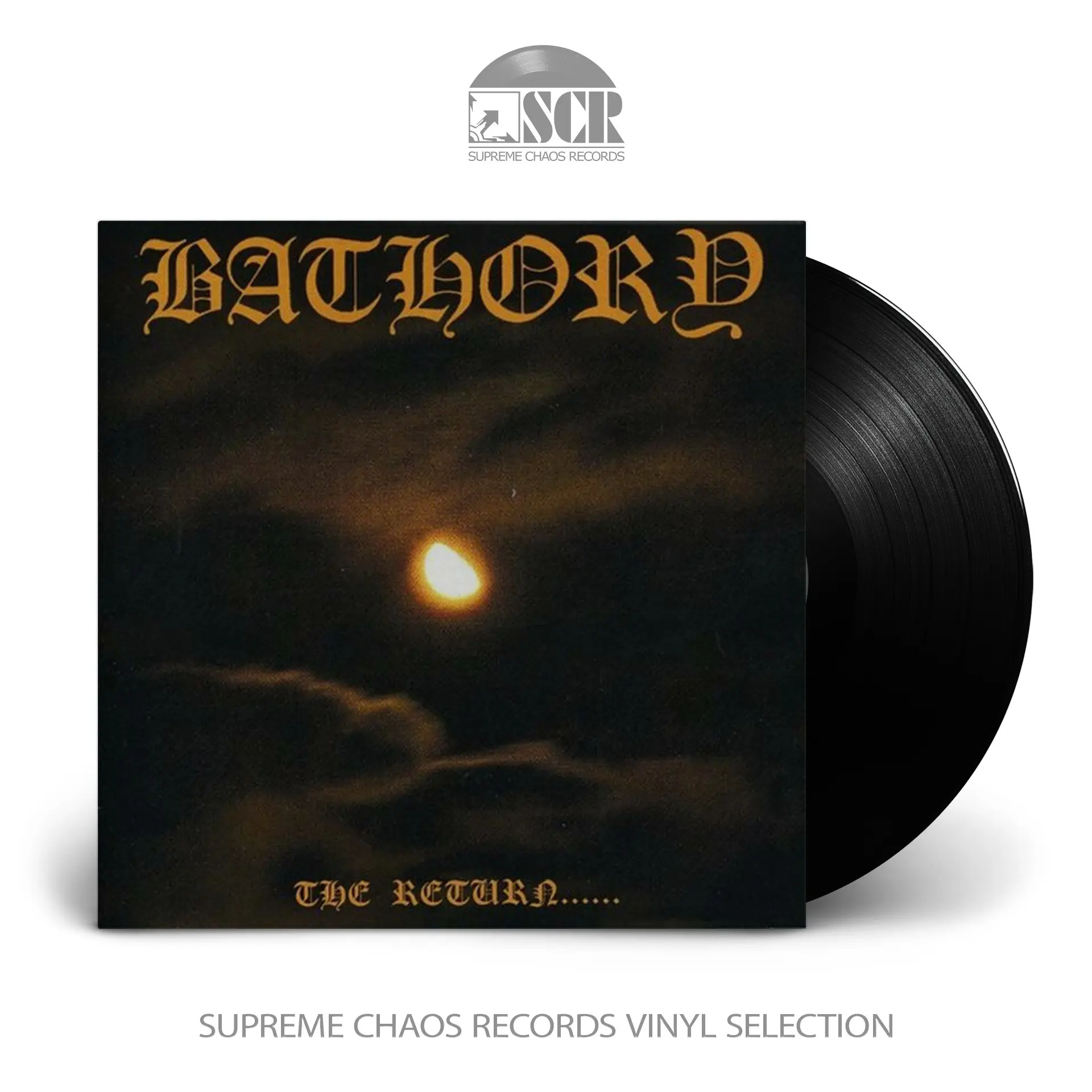 BATHORY - The Return · BLACK LP (Black Metal Vinyl)