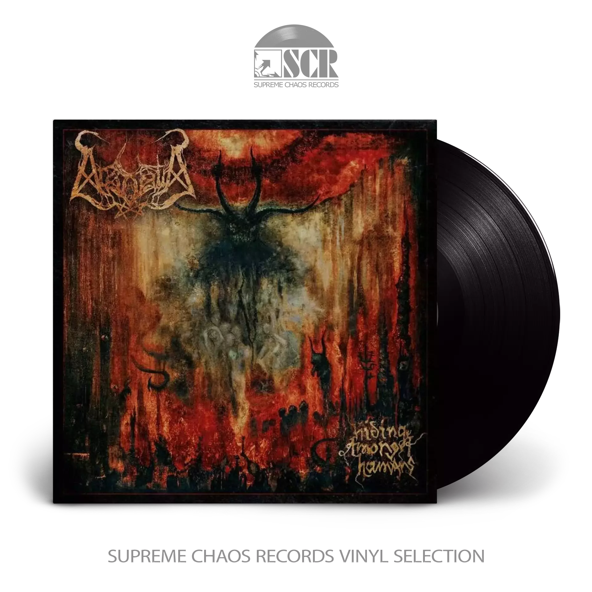 ARSGOATIA · Hiding Amongst Humans | BLACK LP (Black Metal Vinyl)