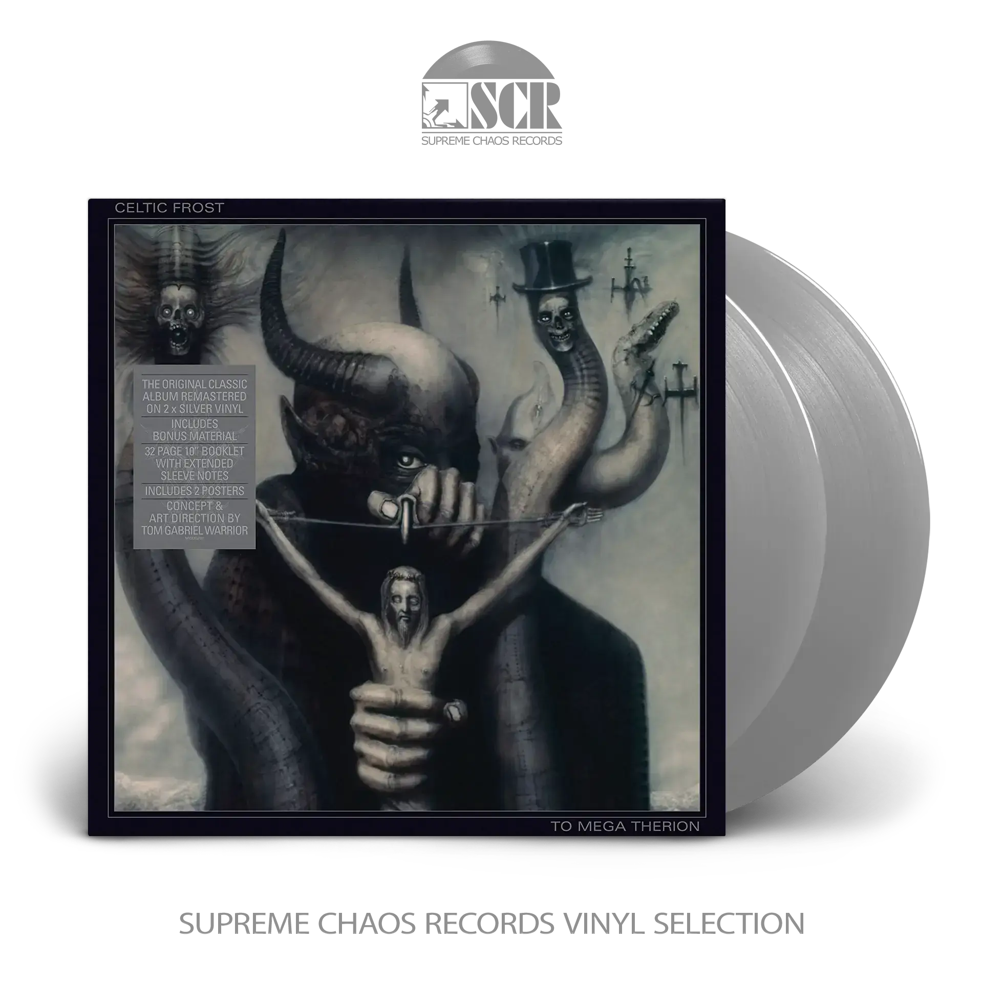CELTIC FROST · To Mega Therion | SILVER 2LP (Death Metal/Black Metal Vinyl)