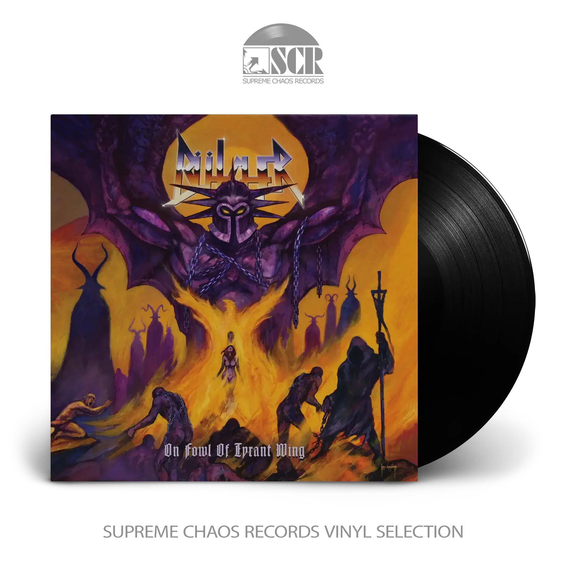 BÜTCHER · On Fowl Of Tyrant Wing | BLACK LP (Speed Metal Vinyl)