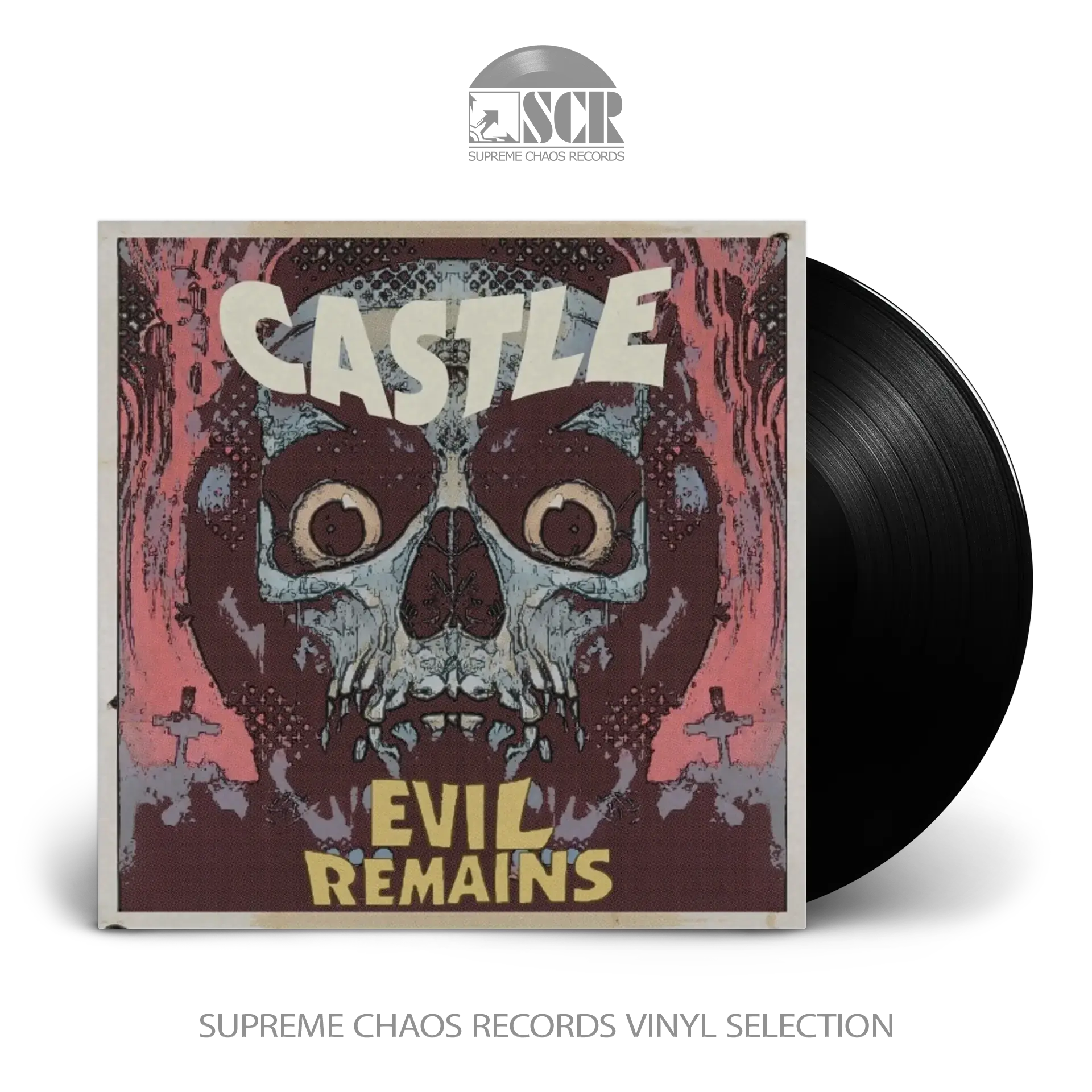 CASTLE · Evil Remains | BLACK LP (Heavy Metal/Doom Metal Vinyl)