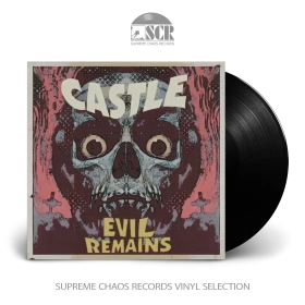 CASTLE · Evil Remains | BLACK LP (Heavy Metal/Doom Metal Vinyl)