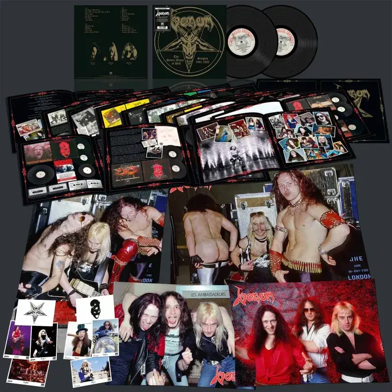 VENOM · The Seven Gates Of Hell - Singles 1981-1985 | BLACK 2LP (Black Metal/Heavy Metal Vinyl) · Bild 2