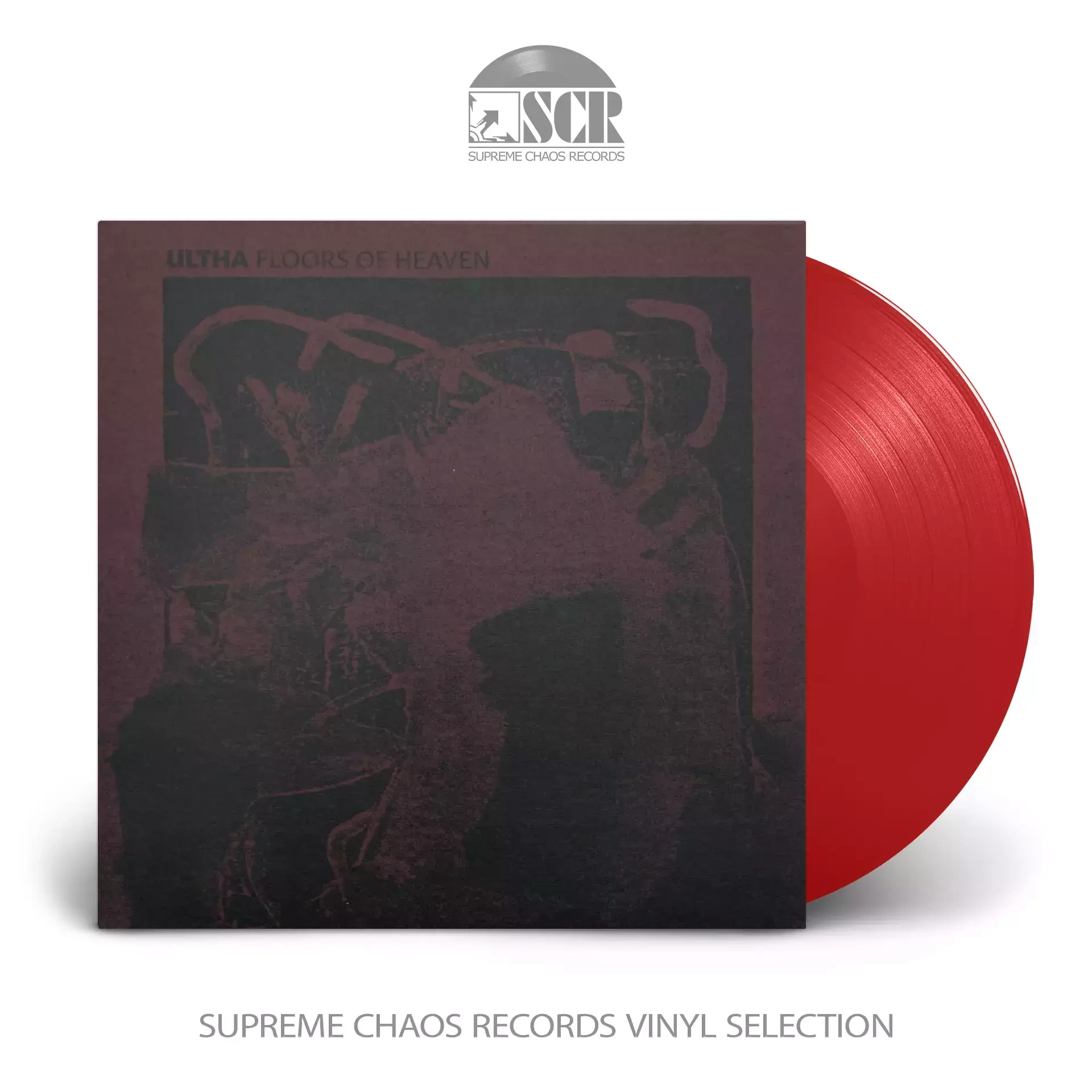 ULTHA · Floors Of Heaven | 7" RED EP (Black Metal Vinyl)