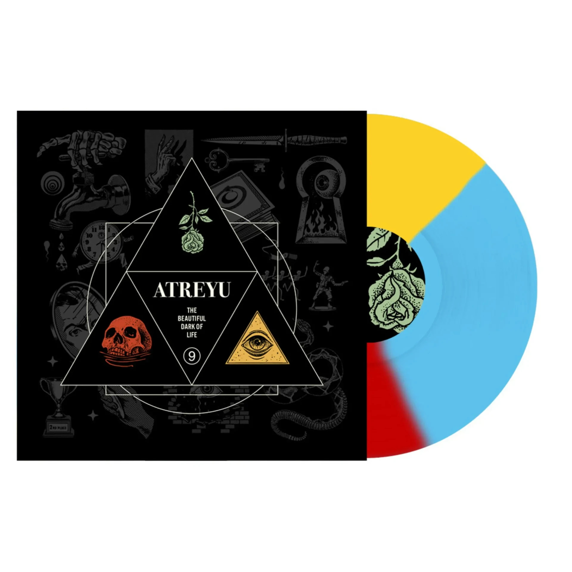 ATREYU · The Beautiful Dark Of Life | RED TEAL YELLOW SWIRL DLP (Metalcore Vinyl)
