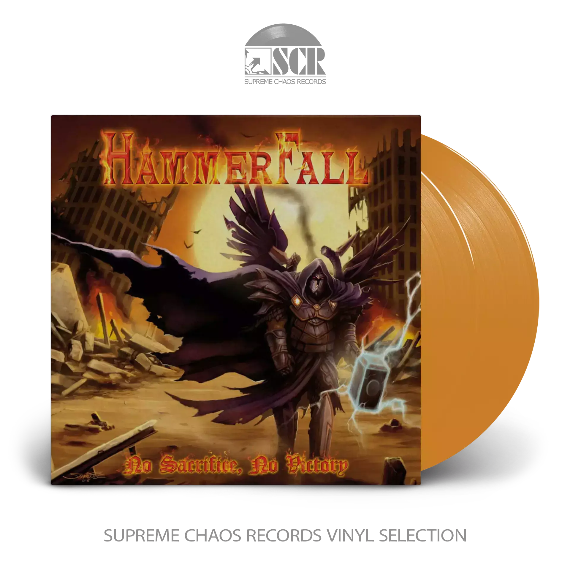 HAMMERFALL - No Sacrifice, No Victory · ORANGE 2LP (Heavy Metal Vinyl)