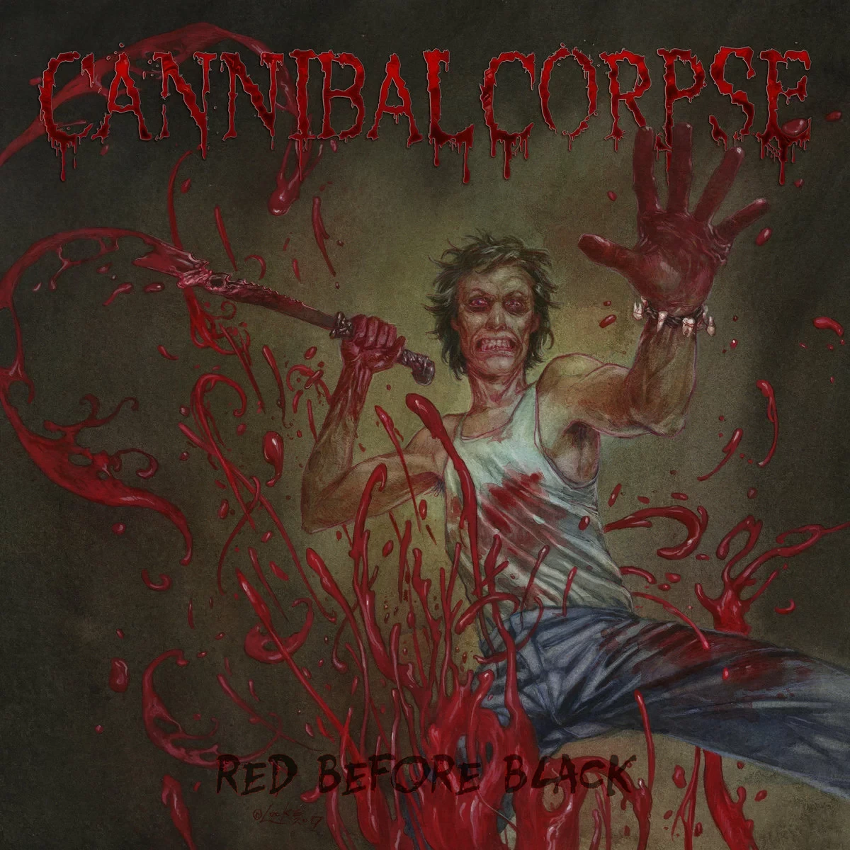 CANNIBAL CORPSE · Red Before Black | BLACK LP (Death Metal Vinyl) · Bild 1