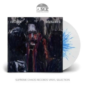 COFFINS / OTESANEK · Split | CLEAR/BLUE LP (Death Metal Vinyl)