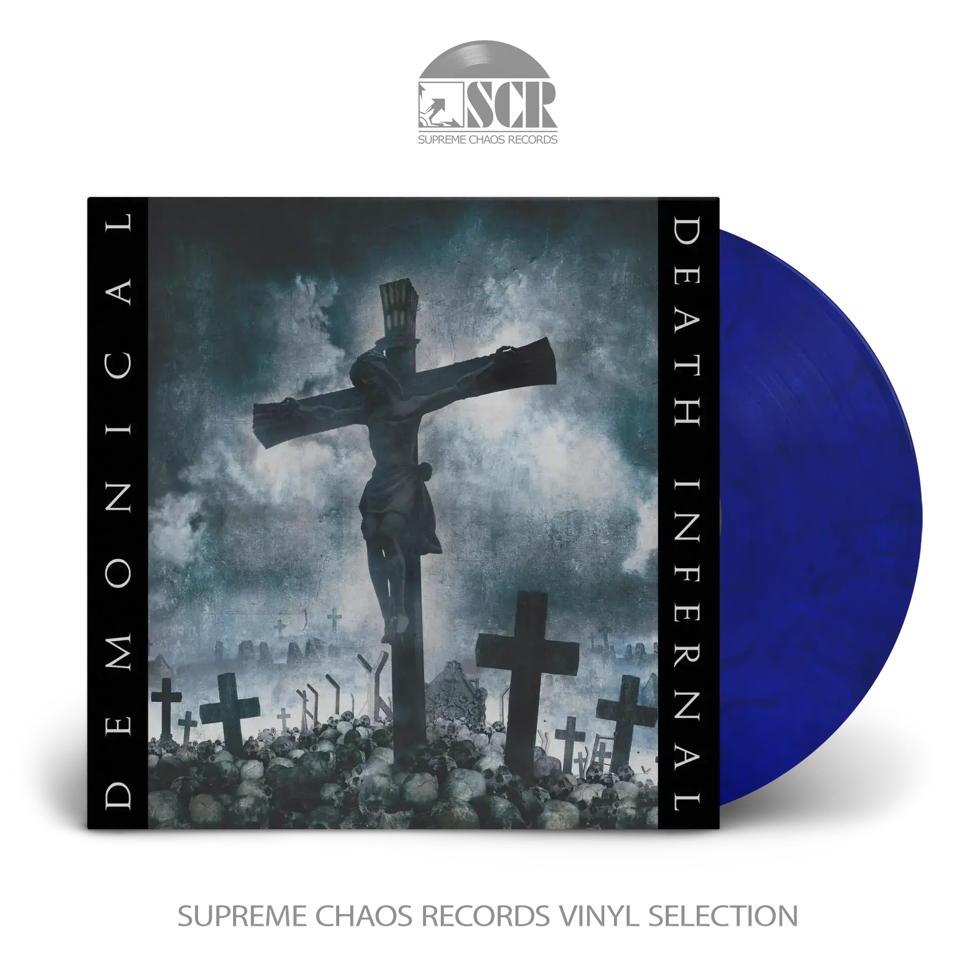 DEMONICAL - Death Infernal · BLUE SMOKED LP (Death Metal Vinyl)