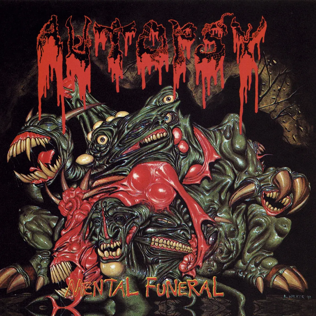 AUTOPSY · Mental Funeral | CLEAR LP (Death Metal Vinyl) · Bild 1
