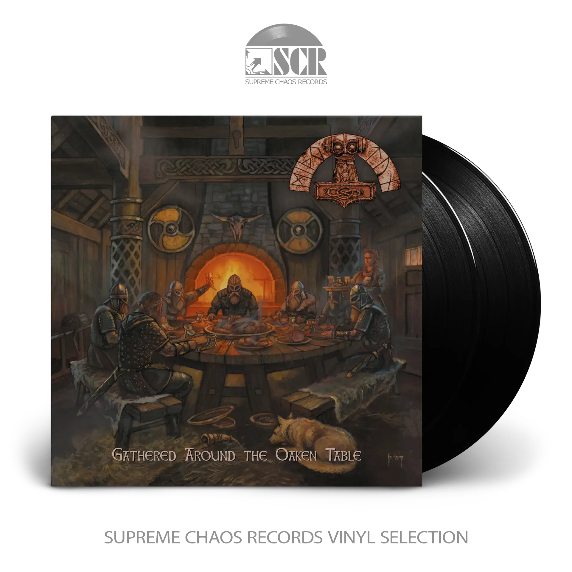 MITHOTYN · Gathered Around the Oaken Table | BLACK 2LP (Black Metal/Viking Metal Vinyl)