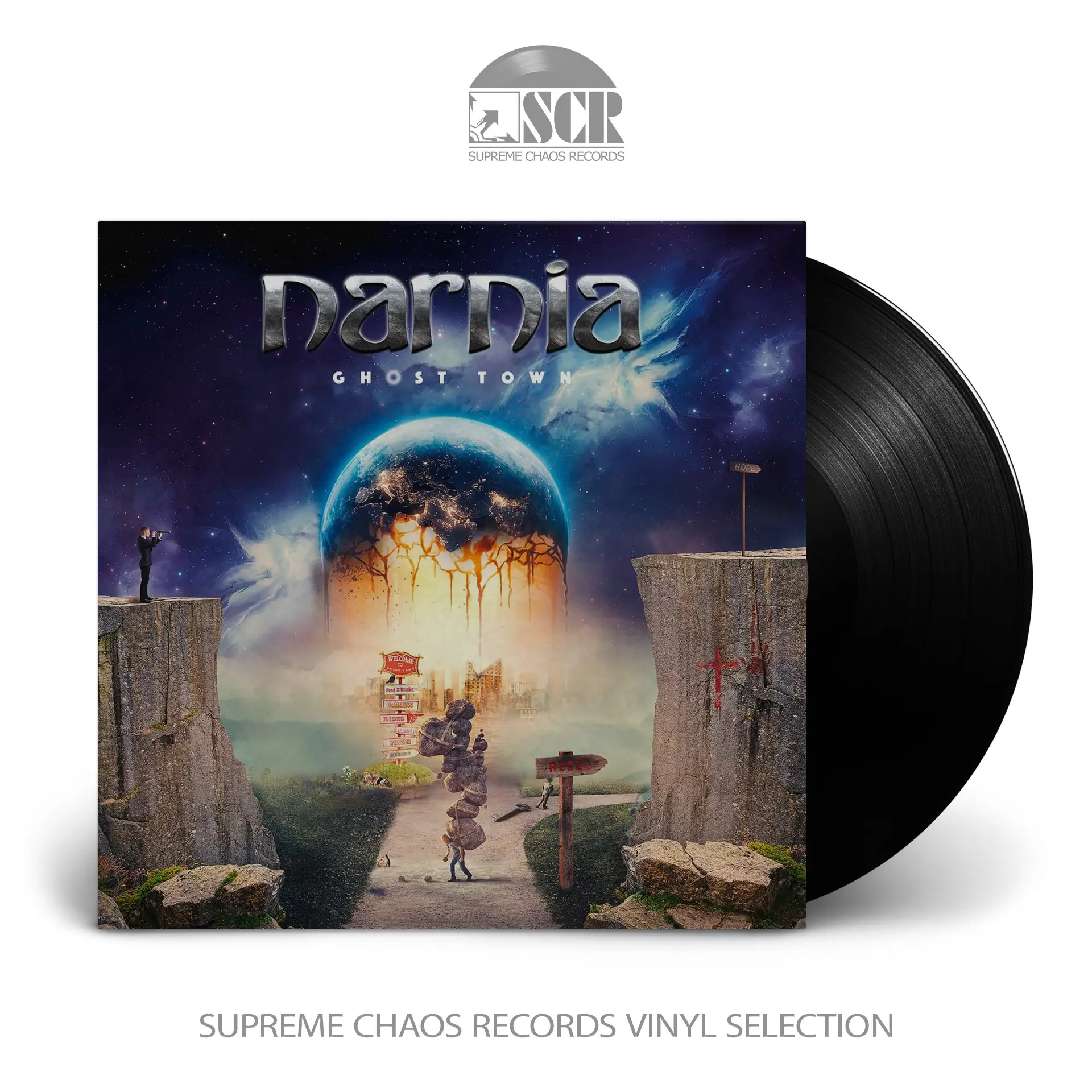 NARNIA · Ghost Town | BLACK LP (Melodic Rock Vinyl)